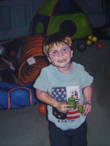 "Frank" 27x36, oil on canvas.